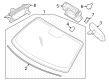 Ford Mustang Windshield Diagram - PR3Z-6303100-E