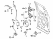 2017 Ford F-350 Super Duty Door Handle Diagram - FL3Z-1822601-AD