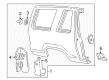 Ford Explorer Sport Fuel Door Diagram - 1L2Z-98405A26-BAF