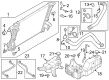 2023 Ford F-250 Super Duty Cooling Hose Diagram - LC3Z-8075-H