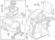 2022 Lincoln Aviator Brake Master Cylinder Reservoir Diagram - L1MZ-2K478-A