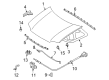 Mercury Mariner Hood Hinge Diagram - 7L8Z-16796-A