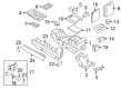 Ford Expedition Center Console Base Diagram - 8L1Z-78045E24-AD