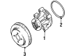 Lincoln Water Pump Pulley Diagram - F8OZ-8509-AA