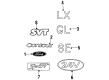 2005 Ford Crown Victoria Emblem Diagram - FW7Z-5442528-A