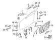 2005 Ford Escape Front Door Striker Diagram - 8E5Z-5422008-A