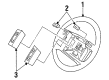 1997 Mercury Grand Marquis Steering Wheel Diagram - F7AZ3600AAA