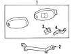 2000 Mercury Mystique Fog Light Diagram - F8RY15200AA