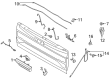 Ford F-150 Lightning Tailgate Handle Diagram - ML3Z-9943400-BB