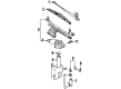 1999 Mercury Cougar Wiper Arm Diagram - F8RZ-17527-BA