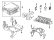 2023 Ford F-150 Lightning Battery Fuse Diagram - GU5Z-14526-E