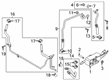 Lincoln Nautilus Automatic Transmission Oil Cooler Line Diagram - K2GZ-7B028-B