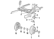 1986 Mercury Topaz Shock And Strut Mount Diagram - E63Z18192A