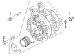 Ford Bronco Sport Alternator Diagram - LX6Z-10346-K