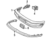 1993 Mercury Sable License Plate Diagram - F24Y-17A385-A