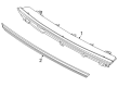 2023 Lincoln Corsair Bumper Reflector Diagram - LJ7Z-13A565-H