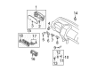 2010 Ford Edge HVAC Control Module Diagram - 8T4Z-19980-A