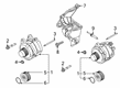 2018 Lincoln Navigator Alternator Pulley Diagram - JL3Z-10344-A