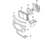 Mercury Fan Shroud Diagram - F1DZ8146B