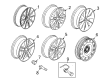 Lincoln Spare Wheel Diagram - DE9Z-1015-A