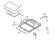 2008 Lincoln Town Car Weather Strip Diagram - 6W1Z-5451884-AA