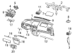 Mercury Steering Column Cover Diagram - 7E5Z-5404459-AE