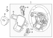 2020 Ford Expedition Steering Wheel Diagram - JL1Z-3600-BC