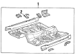 2002 Ford Crown Victoria Floor Pan Diagram - 2W7Z5411135BA