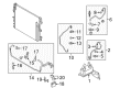 Lincoln MKX Automatic Transmission Oil Cooler Line Diagram - F2GZ-7R081-G