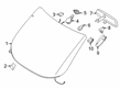 Ford Transit Connect Windshield Diagram - DT1Z-5403100-AU