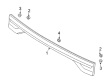 Lincoln Navigator Bumper Reflector Diagram - FL7Z-13A565-C