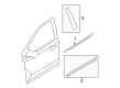 Lincoln MKX Door Moldings Diagram - BA1Z-7820879-A