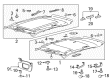 2023 Ford Edge Sun Visor Diagram - FT4Z-5804105-ED