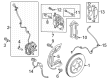 2021 Ford F-150 Brake Dust Shields Diagram - ML3Z-2K004-D