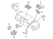 2012 Lincoln Navigator Car Speakers Diagram - 7L7Z-18808-CA