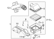 2017 Ford F-150 Air Intake Coupling Diagram - FL3Z-9B659-B