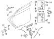 2015 Lincoln MKZ Door Hinge Diagram - DS7Z-5426810-B