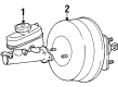 1998 Ford Crown Victoria Brake Booster Diagram - F8AZ2B195AA