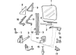 1989 Ford Bronco Weather Strip Diagram - E7TZ-1521452-A