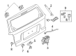 Mercury Liftgate Hinge Diagram - YL8Z-7842900-AA