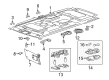 2013 Ford F-150 Dome Light Diagram - YF1Z-13783-AA