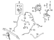 Lincoln MKS Power Steering Hose Diagram - AG1Z-3A713-D