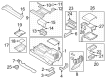 Ford Expedition Center Console Latch Diagram - KC3Z-2506072-BB