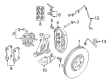 Ford Mustang Brake Caliper Bolt Diagram - -W717394-S439