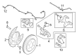 Ford F-150 Lightning Brake Backing Plate Diagram - NL3Z-2C028-A