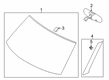 Ford Flex Car Mirror Diagram - 8U5Z-17700-Q