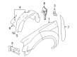 2008 Ford Taurus X Fender Diagram - 8F9Z-16005-A