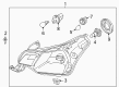 2009 Ford Focus Headlight Diagram - 8S4Z-13008-F