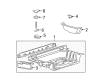 2006 Lincoln Town Car Floor Pan Diagram - 3W1Z-5411215-AA