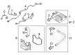 2014 Ford Focus Vapor Canister Diagram - BV6Z-9D653-D